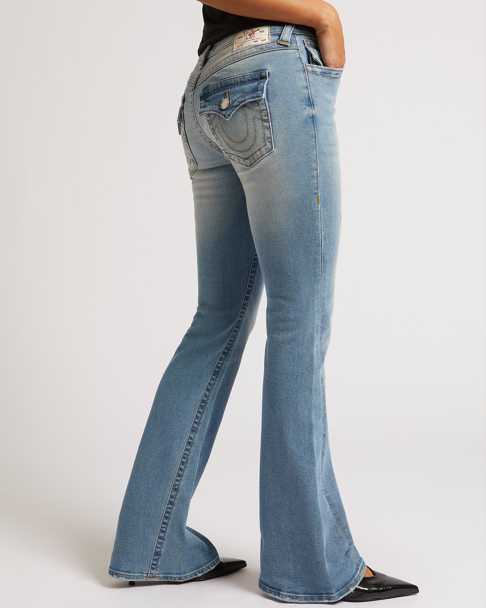 JOEY LOW RISE FLARE FLAP - MELODY LINE