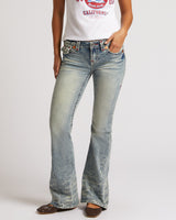 JOEY LOW RISE FLARE FLAP SUP T - PETAL BLOOM