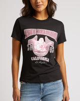 BUDDHA CRYSTAL CREW TEE - JET BLACK