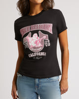 BUDDHA CRYSTAL CREW TEE - JET BLACK
