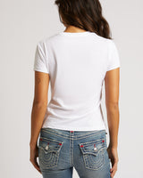 BUDDHA CRYSTAL CREW TEE - OPTIC WHITE