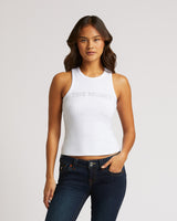 CRYSTAL GODDESS TANK - OPTIC WHITE