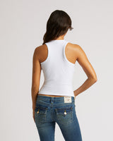 CRYSTAL GODDESS TANK - OPTIC WHITE