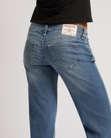 SARAH LOW RISE STRAIGHT - MEDIUM WASH