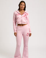 EMBR BIG T SHRUNKN ZIP HOODIE - FAIRYTALE