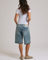 JESSIE BAGGY JORT BIG T FLAP - LAZY SHINE