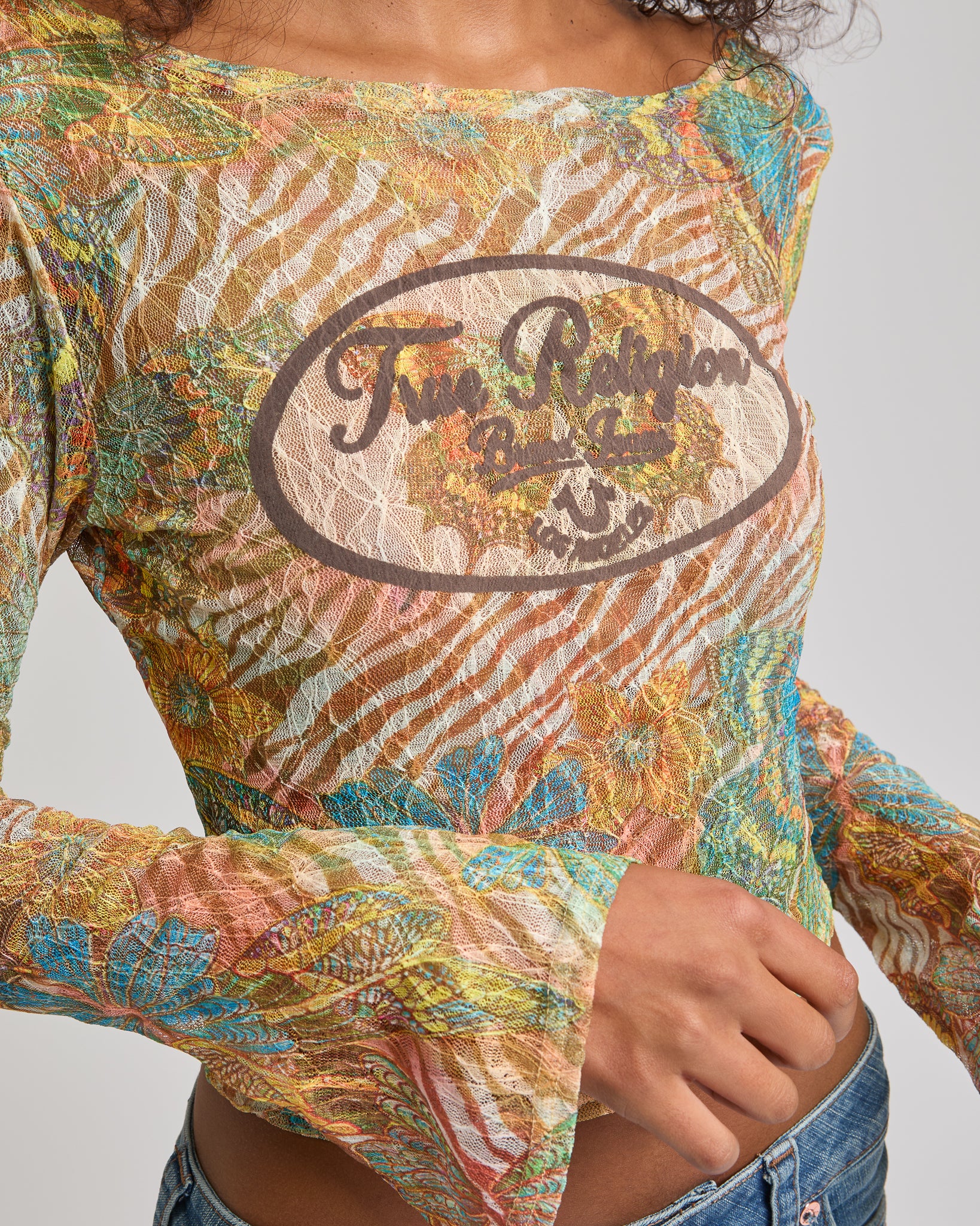 BUDDHA CRYSTAL CREW TEE - OPTIC WHITE