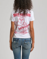 SUPER T BUDDHA CLASSIC V NECK - OPTIC WHITE