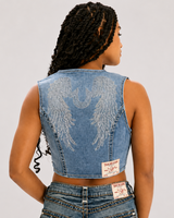 DENIM FITTED SHIRT - OCEAN VOYAGE