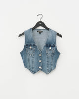 DENIM FITTED SHIRT - OCEAN VOYAGE