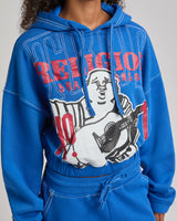 STITCH BUDDHA BIG T GF PULLOVR - NAUTICAL BLUE