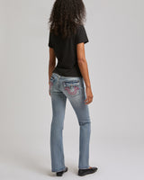 BECCA MID RISE BOOTCUT FLAP - PEAK SPOT