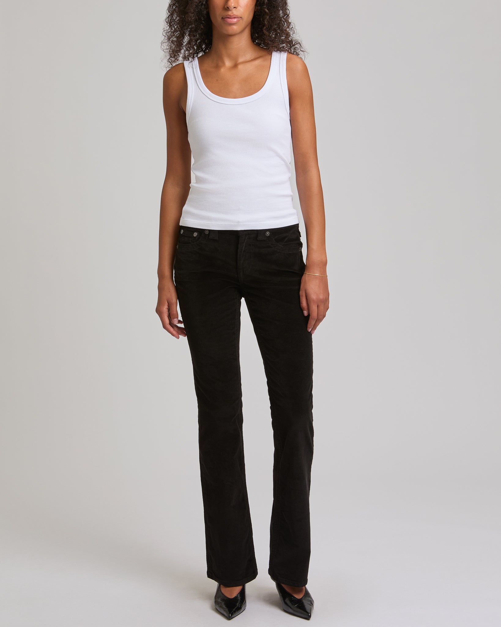 BECCA MID RISE BOOTCUT FLAP - PEAK SPOT
