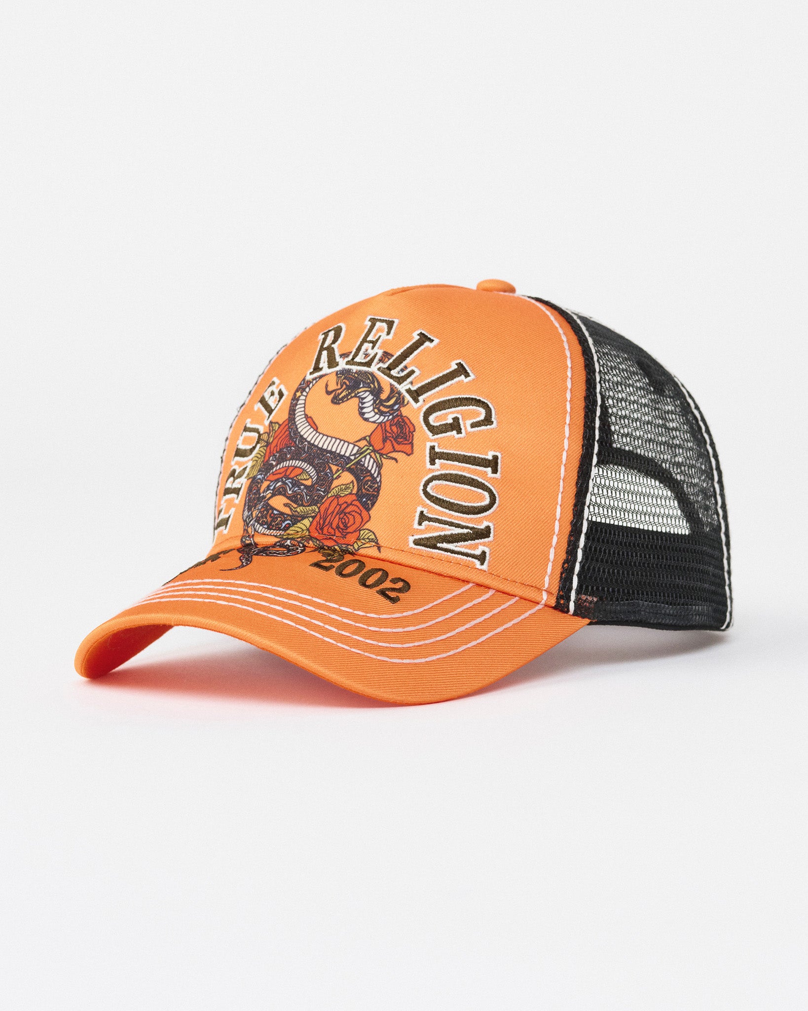 TR SNAKE TRUCKER - JET BLACK ORIOLE ORANGE
