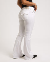 JOEY LOW RISE FLARE FLAP - BRILLIANT WHITE