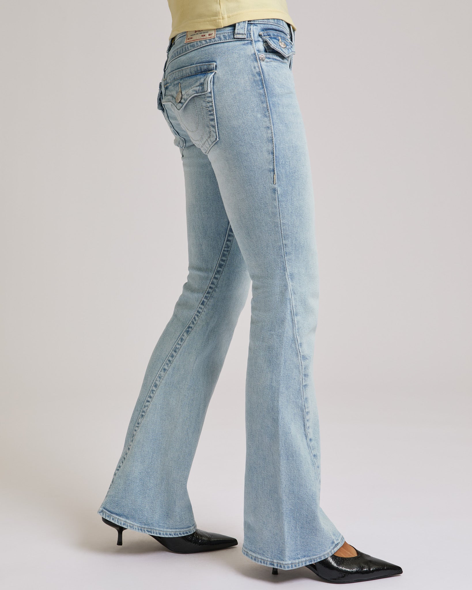 JOEY LOW RISE  FLARE FLAP - SERENE MEADOWS