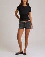 CRYSTAL JOEY LR CUTOFF SHORT - THUNDER BLOOM