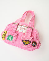 TRUE PATCH HANDBAG - DULL PINK