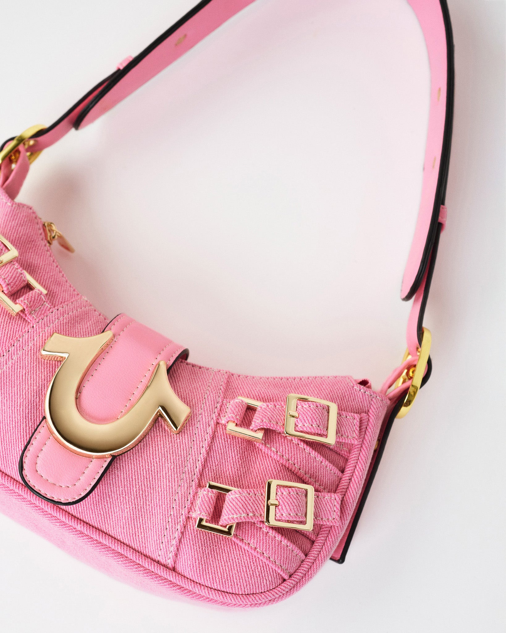 BUCKLE HS HANDBAG - DULL PINK