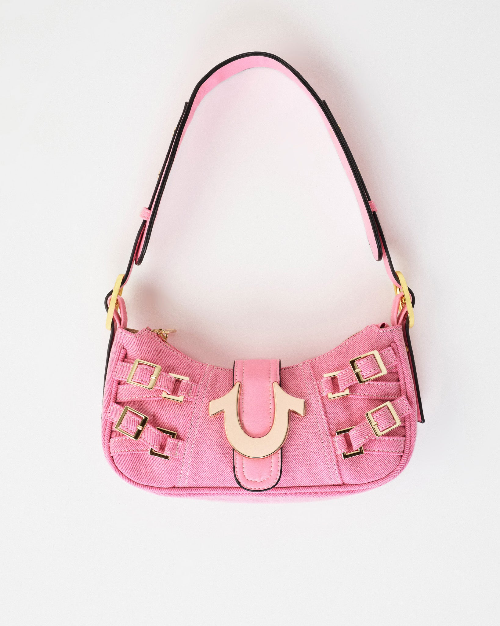 BUCKLE HS HANDBAG - DULL PINK
